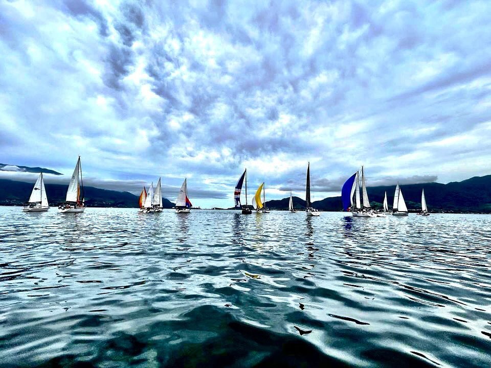 Veleiros na Regata de Verão do Pindá